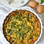 Crustless Spinach Quiche - This easy to make Gluten Free Crustless Spinach Quiche is the perfect Sunday brunch recipe that can be customized to any taste.